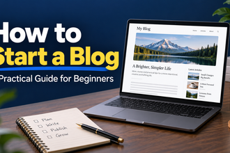 You can spend weeks choosing a blog name and still have nothing for someone to read. It happens easily. One small decision leads to another, and suddenly you’re comparing fonts instead of building the blog you had in mind. Starting gets easier when you focus on a few useful decisions: who you want to help, what you’ll cover, and how you’ll get your first posts online. You don’t need a fancy website or a huge budget. You need a clear direction, a working home for your content, and enough patience to improve as you go. Table of Contents Pick a Topic With Room to Grow Decide Who You’re Helping Choose Your Platform and Set a Budget Find a Name and Set Up Your Website Make Your Blog Easy to Use Plan Your First Few Posts Help Readers Find Your Blog Build a Routine You Can Keep Think About Income Without Rushing It Launch Before Everything Feels Perfect Pick a Topic With Room to Grow A good blog topic sits between what interests you and what other people want help with. Interest keeps you going. Reader demand gives your work a purpose beyond filling pages. Start with something you know, enjoy exploring, or regularly explain to others. Maybe friends ask you about caring for indoor plants. Perhaps you’ve learned how to cook decent meals in a tiny kitchen. Both could become useful blogs. The trick is choosing a manageable starting point. “Food” leaves you competing for attention across a huge subject. “Easy meals for people cooking for one” gives you a clearer direction. Before committing, jot down fifteen possible post ideas. Look at questions people ask in relevant communities and search results. If you quickly find several useful angles, that’s encouraging. If every idea feels forced, adjust the topic before buying anything. Leave yourself some space to grow, too. A blog built around one specific appliance may feel restrictive later. Decide Who You’re Helping A topic tells you what the blog covers. An audience tells you how to make it useful. Take gardening. Someone with a large garden needs different advice from someone growing herbs on an apartment windowsill. Their space, budget, tools, and problems differ. Picture one reader and finish this sentence: “My blog helps ___ do ___.” For example, “My blog helps busy beginners grow food in small spaces.” That simple statement can guide your examples, post ideas, and tone. You’ll know whether a detailed guide to greenhouse heating belongs on your site or can wait. You don’t need to understand every reader from day one. Start with a sensible idea, then pay attention to the questions people actually ask. Those questions often reveal needs you hadn’t considered. Choose Your Platform and Set a Budget Your blogging platform is where you manage and publish content. Hosting stores your website’s files and makes them available online. A domain is the address people use to visit. You can use a hosted service that bundles much of the setup, or arrange hosting and install blogging software yourself. The better fit depends on how much control you want and how much maintenance you’re willing to handle. Self-hosted WordPress is one option. Its official getting started course explains the relationship between hosting, domains, and the site you’ll build. Before paying, check what a plan includes. Look at renewal costs, backup arrangements, support, and whether you can export your content if you leave. A cheap introductory offer tells you little about the cost of keeping the blog running. Set a first-year spending limit. Include the domain and hosting, then treat paid themes and extra tools as optional. You can make those decisions when you have a specific problem to solve. Find a Name and Set Up Your Website Choose a name that’s easy to say, spell, and remember. Tell someone the name aloud. If you need to explain three unusual spellings, keep looking. Avoid a name so narrow that it locks you into your first idea. “Small Space Harvest” leaves more room than a name tied to one herb. Check domain availability and search for existing businesses using similar names. Aim for something distinct that won’t confuse readers. Once you’ve chosen your platform, follow its setup instructions. On a self-hosted route, this usually means connecting your domain to your host, installing the software, and enabling HTTPS so visitors can use a secure connection. Use a strong, unique password and turn on two-factor authentication where available. Set up backups and learn how restoration works. It’s much easier to sort that out before you need it. Make Your Blog Easy to Use Your design has one main job: help people read and find things. Choose a simple theme with clear text, good contrast, and a layout that works on phones. Open a sample post on your own phone. Can you read it comfortably? Does the menu work? Is anything covering the content? Keep your main navigation short. Home, Blog, About, and Contact are enough for many new sites. Add categories when they help readers browse, rather than creating a dozen empty sections. Use the About page to explain who the blog serves and why you care about the topic. Give readers a working way to contact you. Your privacy information should reflect the tools and data collection your site actually uses. Avoid copying another site’s page without checking whether it describes yours. Skip decorative features that slow pages down or distract from the text. A clean, useful site can make a strong first impression. Plan Your First Few Posts You don’t need twenty articles ready before launch. A small set of useful posts gives visitors a reason to explore. Start with a beginner question, a common problem, and a practical walkthrough. For a small-space gardening blog, that might mean choosing herbs, understanding yellow leaves, and setting up a windowsill planter. Each post should have a clear purpose. Someone searching for “why does basil keep dying indoors?” wants likely causes and workable fixes. Give them those answers without making them sit through a long history of basil. Bring in details that help people act. Explain what you tried, where a step can go wrong, or what a beginner might overlook. Use your own photos when they clarify something, and get permission or a suitable license for other images. Before publishing, check facts, spelling, and links. Make sure the title matches what the page delivers. A specific, honest title builds better expectations than a dramatic promise you can’t support. Help Readers Find Your Blog Publishing is only part of getting a blog started. You also need to give people a way to discover it. Begin with basic search engine optimization, usually called SEO. Use a descriptive title, clear headings, and a short URL that reflects the subject. Link between related posts when the next page would help the reader. Google’s SEO starter guide explains these basics and how search engines discover content. Treat them as good housekeeping, not a promise of rankings. Set up Google Search Console to monitor search performance and identify indexing issues. You can submit your sitemap there, though submission doesn’t guarantee that every page will appear in search. Outside search, choose one place where your intended readers already spend time. Join conversations, answer questions, and share a relevant post when it’s welcome. Dropping links into unrelated discussions rarely gives people a reason to trust you. Build a Routine You Can Keep Let’s be honest: publishing every day sounds exciting until your normal responsibilities catch up with you. Choose a pace that fits your week. One useful post every week or two is a reasonable starting plan if you can maintain it. Keep a simple note of questions and ideas as they come up. That way, you won’t face an empty list whenever you’re ready to add something new. Make room to care for existing posts as well. Fix broken links, replace outdated details, and expand explanations when readers point out something confusing. Review progress every month or so. Look at which pages attract readers, what search terms bring visits, and whether anyone contacts you or returns. Early numbers may be small. Use them as clues about what to improve, without treating every quiet week as a verdict on the whole project. Think About Income Without Rushing It A blog can earn through services, affiliate links, digital products, sponsorships, or advertising. Which approach fits depends on what your readers need and what you can responsibly offer. A photography blog might lead to paid sessions. A practical spreadsheet blog could sell a useful template. Advertising depends partly on traffic, while a service inquiry can come from a much smaller audience. None of these routes guarantees income. Start by making the blog useful enough that people have a reason to return. If you later recommend paid products, explain relevant limitations and make commercial relationships clear. Keep your early spending comfortable even if the blog earns nothing. Financial pressure can push you toward shortcuts that weaken the reader’s experience. Launch Before Everything Feels Perfect Before sharing the site, check the basics: your posts open, the mobile layout works, links lead to the right places, and the contact method reaches you. Then let people see it. You’ll learn things from a live blog that endless planning can’t reveal. A question you thought was minor may attract the most interest. A reader may need an example you hadn’t thought to include. Learning how to start a blog comes down to making a useful beginning and paying attention afterward. Choose your reader, publish something that helps them, and leave yourself room to improve. Meta description: Learn how to start a blog, choose your niche, set up your website, publish useful posts, and attract readers steadily.