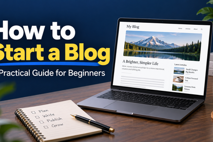 You can spend weeks choosing a blog name and still have nothing for someone to read. It happens easily. One small decision leads to another, and suddenly you’re comparing fonts instead of building the blog you had in mind. Starting gets easier when you focus on a few useful decisions: who you want to help, what you’ll cover, and how you’ll get your first posts online. You don’t need a fancy website or a huge budget. You need a clear direction, a working home for your content, and enough patience to improve as you go. Table of Contents Pick a Topic With Room to Grow Decide Who You’re Helping Choose Your Platform and Set a Budget Find a Name and Set Up Your Website Make Your Blog Easy to Use Plan Your First Few Posts Help Readers Find Your Blog Build a Routine You Can Keep Think About Income Without Rushing It Launch Before Everything Feels Perfect Pick a Topic With Room to Grow A good blog topic sits between what interests you and what other people want help with. Interest keeps you going. Reader demand gives your work a purpose beyond filling pages. Start with something you know, enjoy exploring, or regularly explain to others. Maybe friends ask you about caring for indoor plants. Perhaps you’ve learned how to cook decent meals in a tiny kitchen. Both could become useful blogs. The trick is choosing a manageable starting point. “Food” leaves you competing for attention across a huge subject. “Easy meals for people cooking for one” gives you a clearer direction. Before committing, jot down fifteen possible post ideas. Look at questions people ask in relevant communities and search results. If you quickly find several useful angles, that’s encouraging. If every idea feels forced, adjust the topic before buying anything. Leave yourself some space to grow, too. A blog built around one specific appliance may feel restrictive later. Decide Who You’re Helping A topic tells you what the blog covers. An audience tells you how to make it useful. Take gardening. Someone with a large garden needs different advice from someone growing herbs on an apartment windowsill. Their space, budget, tools, and problems differ. Picture one reader and finish this sentence: “My blog helps ___ do ___.” For example, “My blog helps busy beginners grow food in small spaces.” That simple statement can guide your examples, post ideas, and tone. You’ll know whether a detailed guide to greenhouse heating belongs on your site or can wait. You don’t need to understand every reader from day one. Start with a sensible idea, then pay attention to the questions people actually ask. Those questions often reveal needs you hadn’t considered. Choose Your Platform and Set a Budget Your blogging platform is where you manage and publish content. Hosting stores your website’s files and makes them available online. A domain is the address people use to visit. You can use a hosted service that bundles much of the setup, or arrange hosting and install blogging software yourself. The better fit depends on how much control you want and how much maintenance you’re willing to handle. Self-hosted WordPress is one option. Its official getting started course explains the relationship between hosting, domains, and the site you’ll build. Before paying, check what a plan includes. Look at renewal costs, backup arrangements, support, and whether you can export your content if you leave. A cheap introductory offer tells you little about the cost of keeping the blog running. Set a first-year spending limit. Include the domain and hosting, then treat paid themes and extra tools as optional. You can make those decisions when you have a specific problem to solve. Find a Name and Set Up Your Website Choose a name that’s easy to say, spell, and remember. Tell someone the name aloud. If you need to explain three unusual spellings, keep looking. Avoid a name so narrow that it locks you into your first idea. “Small Space Harvest” leaves more room than a name tied to one herb. Check domain availability and search for existing businesses using similar names. Aim for something distinct that won’t confuse readers. Once you’ve chosen your platform, follow its setup instructions. On a self-hosted route, this usually means connecting your domain to your host, installing the software, and enabling HTTPS so visitors can use a secure connection. Use a strong, unique password and turn on two-factor authentication where available. Set up backups and learn how restoration works. It’s much easier to sort that out before you need it. Make Your Blog Easy to Use Your design has one main job: help people read and find things. Choose a simple theme with clear text, good contrast, and a layout that works on phones. Open a sample post on your own phone. Can you read it comfortably? Does the menu work? Is anything covering the content? Keep your main navigation short. Home, Blog, About, and Contact are enough for many new sites. Add categories when they help readers browse, rather than creating a dozen empty sections. Use the About page to explain who the blog serves and why you care about the topic. Give readers a working way to contact you. Your privacy information should reflect the tools and data collection your site actually uses. Avoid copying another site’s page without checking whether it describes yours. Skip decorative features that slow pages down or distract from the text. A clean, useful site can make a strong first impression. Plan Your First Few Posts You don’t need twenty articles ready before launch. A small set of useful posts gives visitors a reason to explore. Start with a beginner question, a common problem, and a practical walkthrough. For a small-space gardening blog, that might mean choosing herbs, understanding yellow leaves, and setting up a windowsill planter. Each post should have a clear purpose. Someone searching for “why does basil keep dying indoors?” wants likely causes and workable fixes. Give them those answers without making them sit through a long history of basil. Bring in details that help people act. Explain what you tried, where a step can go wrong, or what a beginner might overlook. Use your own photos when they clarify something, and get permission or a suitable license for other images. Before publishing, check facts, spelling, and links. Make sure the title matches what the page delivers. A specific, honest title builds better expectations than a dramatic promise you can’t support. Help Readers Find Your Blog Publishing is only part of getting a blog started. You also need to give people a way to discover it. Begin with basic search engine optimization, usually called SEO. Use a descriptive title, clear headings, and a short URL that reflects the subject. Link between related posts when the next page would help the reader. Google’s SEO starter guide explains these basics and how search engines discover content. Treat them as good housekeeping, not a promise of rankings. Set up Google Search Console to monitor search performance and identify indexing issues. You can submit your sitemap there, though submission doesn’t guarantee that every page will appear in search. Outside search, choose one place where your intended readers already spend time. Join conversations, answer questions, and share a relevant post when it’s welcome. Dropping links into unrelated discussions rarely gives people a reason to trust you. Build a Routine You Can Keep Let’s be honest: publishing every day sounds exciting until your normal responsibilities catch up with you. Choose a pace that fits your week. One useful post every week or two is a reasonable starting plan if you can maintain it. Keep a simple note of questions and ideas as they come up. That way, you won’t face an empty list whenever you’re ready to add something new. Make room to care for existing posts as well. Fix broken links, replace outdated details, and expand explanations when readers point out something confusing. Review progress every month or so. Look at which pages attract readers, what search terms bring visits, and whether anyone contacts you or returns. Early numbers may be small. Use them as clues about what to improve, without treating every quiet week as a verdict on the whole project. Think About Income Without Rushing It A blog can earn through services, affiliate links, digital products, sponsorships, or advertising. Which approach fits depends on what your readers need and what you can responsibly offer. A photography blog might lead to paid sessions. A practical spreadsheet blog could sell a useful template. Advertising depends partly on traffic, while a service inquiry can come from a much smaller audience. None of these routes guarantees income. Start by making the blog useful enough that people have a reason to return. If you later recommend paid products, explain relevant limitations and make commercial relationships clear. Keep your early spending comfortable even if the blog earns nothing. Financial pressure can push you toward shortcuts that weaken the reader’s experience. Launch Before Everything Feels Perfect Before sharing the site, check the basics: your posts open, the mobile layout works, links lead to the right places, and the contact method reaches you. Then let people see it. You’ll learn things from a live blog that endless planning can’t reveal. A question you thought was minor may attract the most interest. A reader may need an example you hadn’t thought to include. Learning how to start a blog comes down to making a useful beginning and paying attention afterward. Choose your reader, publish something that helps them, and leave yourself room to improve. Meta description: Learn how to start a blog, choose your niche, set up your website, publish useful posts, and attract readers steadily.