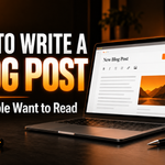 How to Write a Blog Post