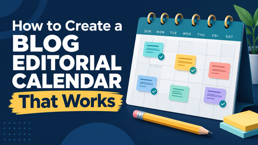 How to Create a Blog Editorial Calendar